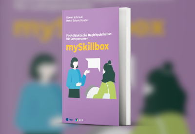 Buchcover mySkillbox: Illustration zwei Frauen unterhalten sich