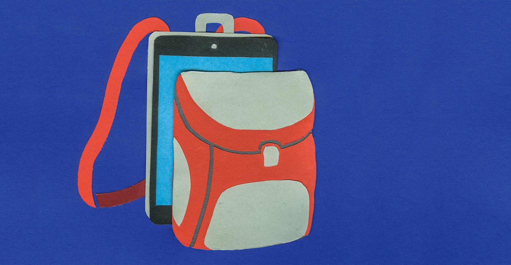 Rucksack mit iPad